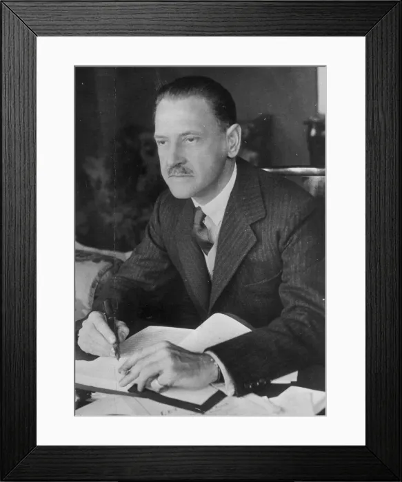 Framed Print : Somerset Maugham 16th November 1931 Framed Print : Somerset Maugham 16th November 1931