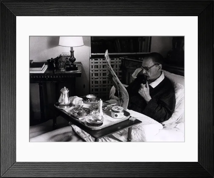 Framed Print : William Somerset Maugham 1954 (1874 -1965) British novelist, playwright