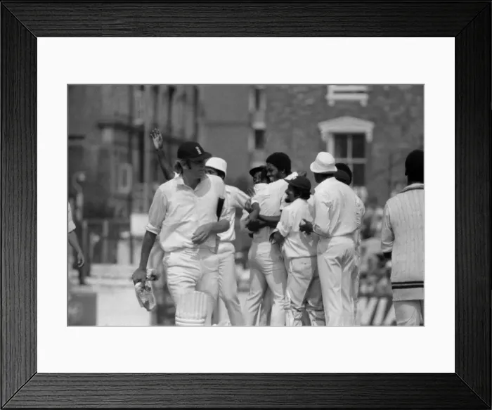 Framed Print : 5th Test: England v West Indies at The Oval, Aug 12-17, 1976 Framed Print : 5th Test: England v West Indies at The Oval, Aug 12-17, 1976
