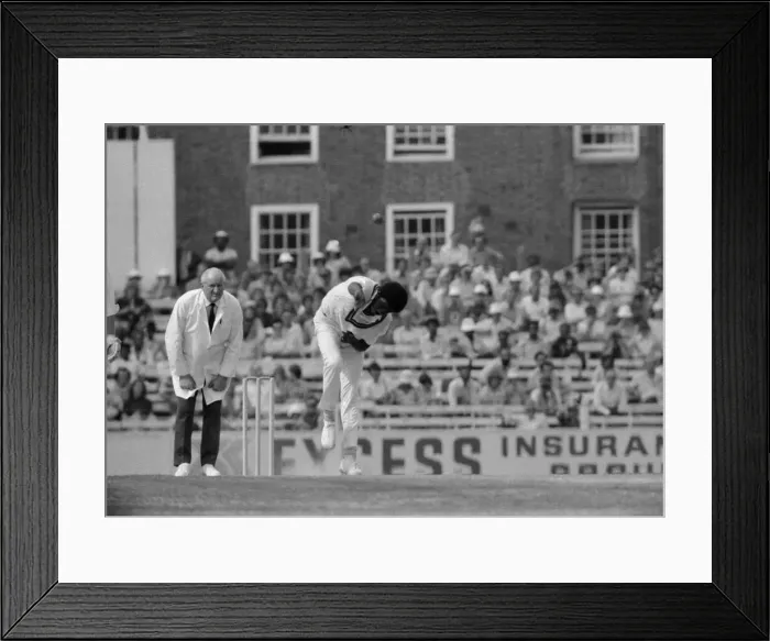 Framed Print : 5th Test: England v West Indies at The Oval, Aug 12-17, 1976 Framed Print : 5th Test: England v West Indies at The Oval, Aug 12-17, 1976