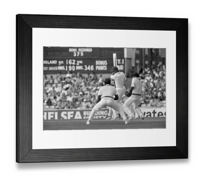 Framed Print : England v West Indies at Kennington Oval, London, Aug 9-14 Framed Print : England v West Indies at Kennington Oval, London, Aug 9-14