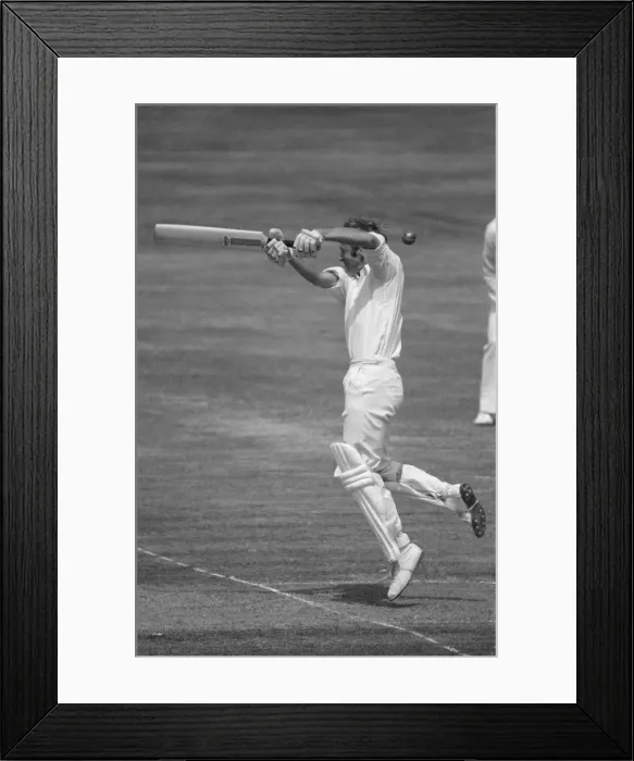 Framed Print : England v West Indies at Lord s, London, Jun 17-22, 1976 The Wisden Trophy Framed Print : England v West Indies at Lord s, London, Jun 17-22, 1976 The Wisden Trophy