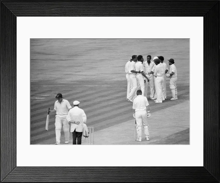 Framed Print : EEngland v West Indies at Kennington Oval, London, Aug 12-17 Framed Print : EEngland v West Indies at Kennington Oval, London, Aug 12-17