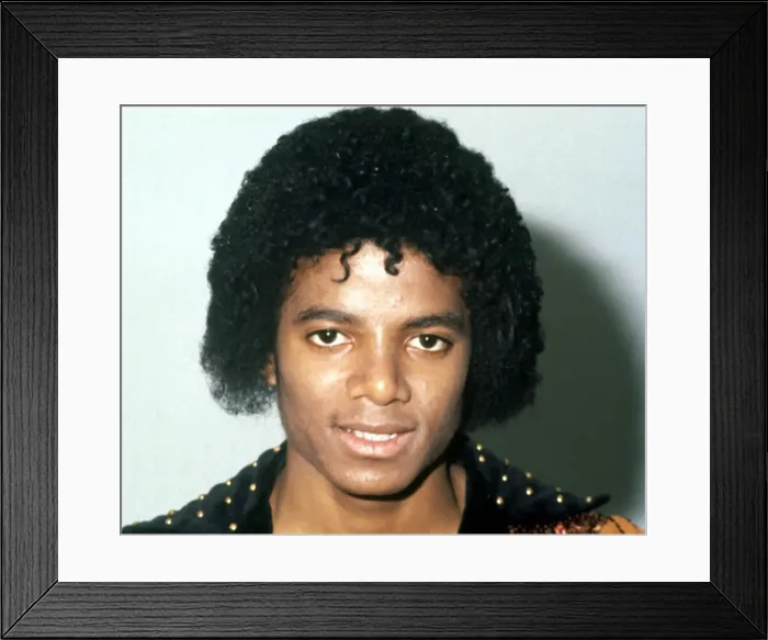 Framed Print : Michael Jackson pictured in the 1980s