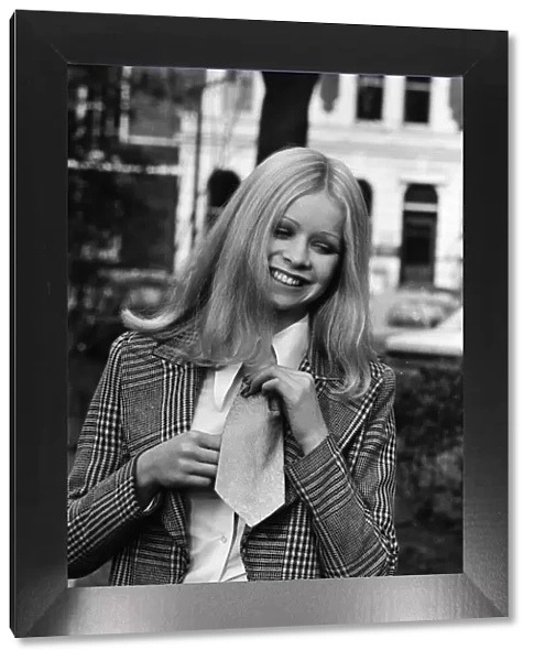 Young model Jo Howard aged 16 years old, pictured January 1972