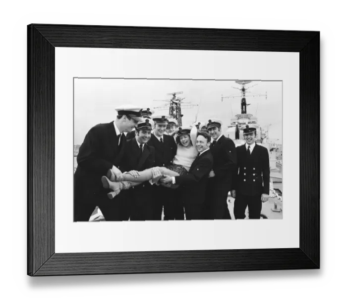 Framed Print : Daily Mirror Hotpants Girl Josephine Howard 16 from Essex