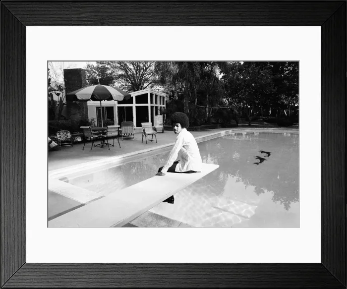 Framed Print : The Jackson Five at home in Los Angeles. 23rd February 1973 Framed Print : The Jackson Five at home in Los Angeles. 23rd February 1973