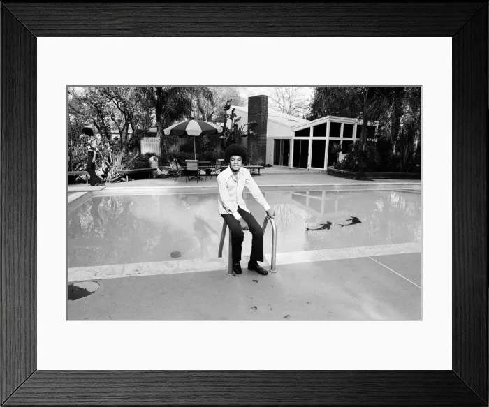 Framed Print : The Jackson Five at home in Los Angeles. 23rd February 1973 Framed Print : The Jackson Five at home in Los Angeles. 23rd February 1973