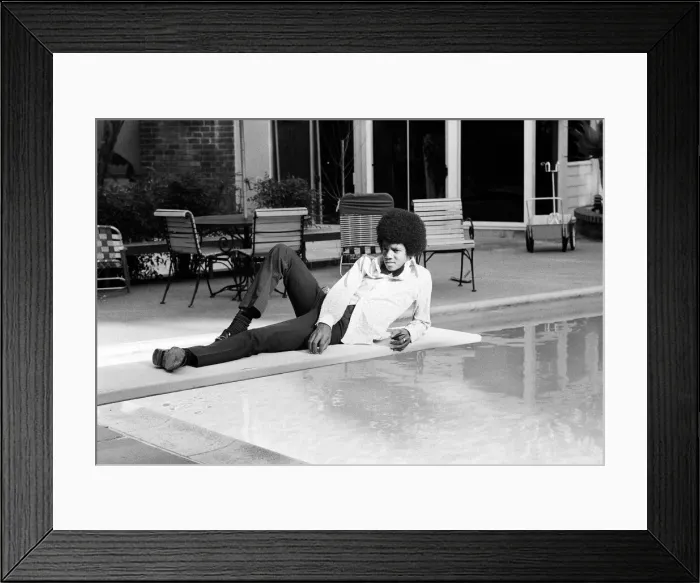 Framed Print : The Jackson Five at home in Los Angeles. 23rd February 1973 Framed Print : The Jackson Five at home in Los Angeles. 23rd February 1973