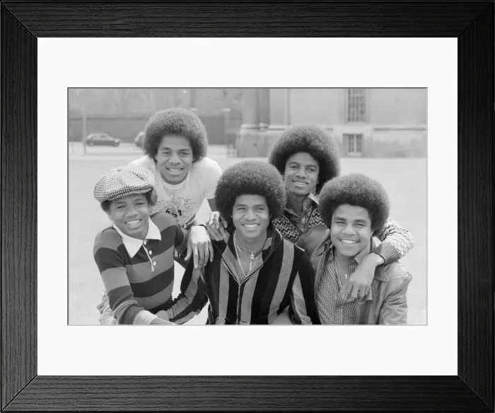 Framed Print : The jackson Five pop group in Hyde Park, London during their UK tour Framed Print : The jackson Five pop group in Hyde Park, London during their UK tour