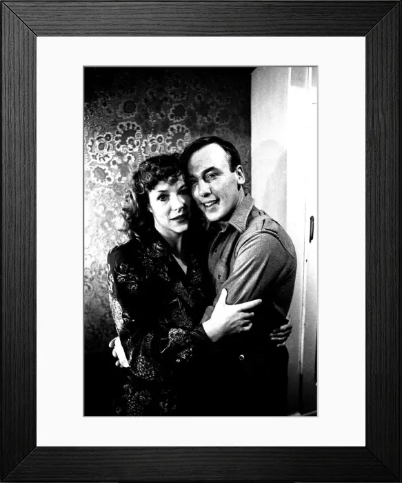 Framed Print : Carol Drinkwater and Christopher Timothy at the Theatre Royal
