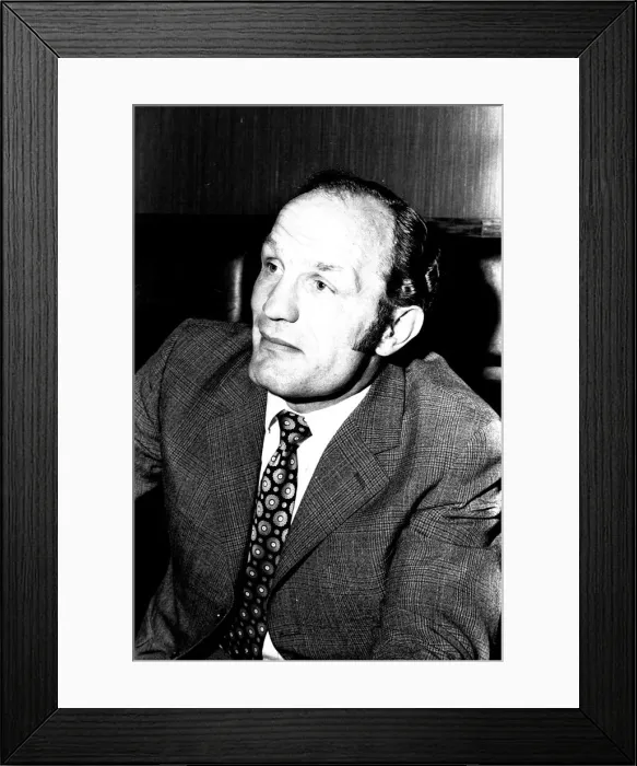 Framed Print : Henry Cooper in the North East to open the new Killingworth Centre 5 April 1972 Framed Print : Henry Cooper in the North East to open the new Killingworth Centre 5 April 1972