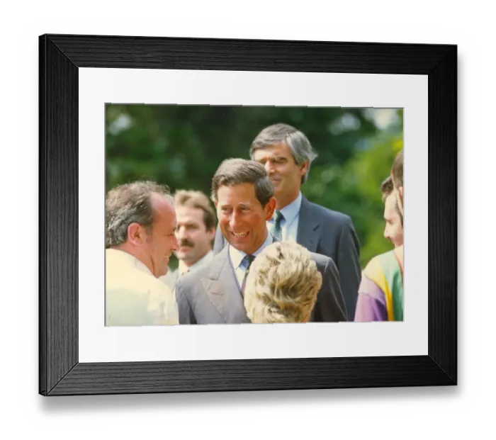 Framed Print : Prince Charles, The Prince of Wales during his visit to the North East 29 June 1993 -