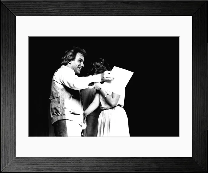 Framed Print : Comedian Freddie Starr at a pupil presenation night at Gateshead Framed Print : Comedian Freddie Starr at a pupil presenation night at Gateshead