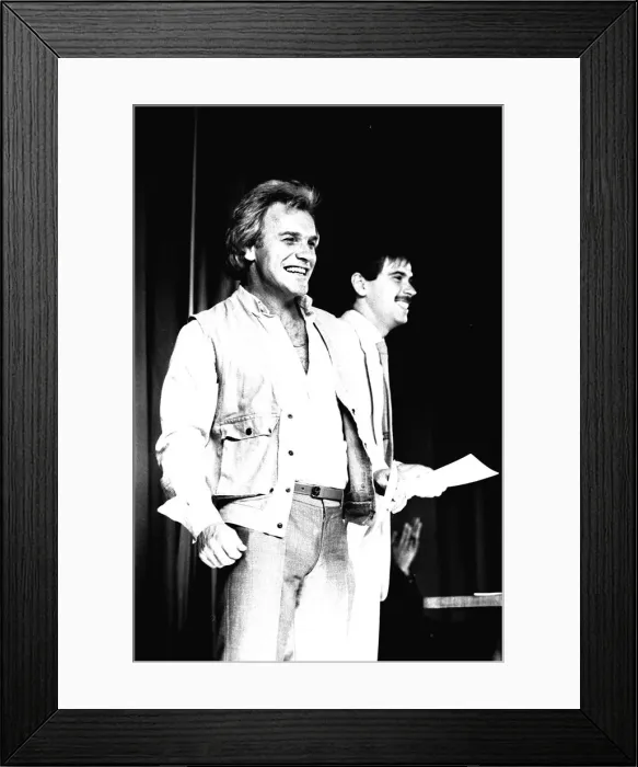 Framed Print : Comedian Freddie Starr at a pupil presenation night at Gateshead Framed Print : Comedian Freddie Starr at a pupil presenation night at Gateshead