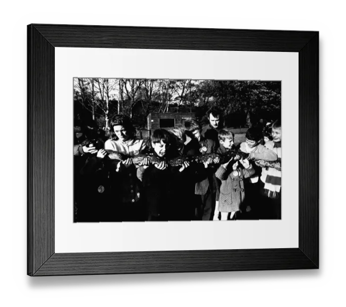 Framed Print : Some of the four hundrend children from Newcastles West End on a trip to Stanley Zoo Framed Print : Some of the four hundrend children from Newcastles West End on a trip to Stanley Zoo