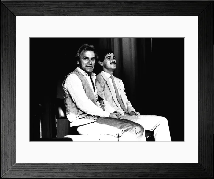 Framed Print : Comedian Freddie Starr at a pupil presenation night at Gateshead Framed Print : Comedian Freddie Starr at a pupil presenation night at Gateshead