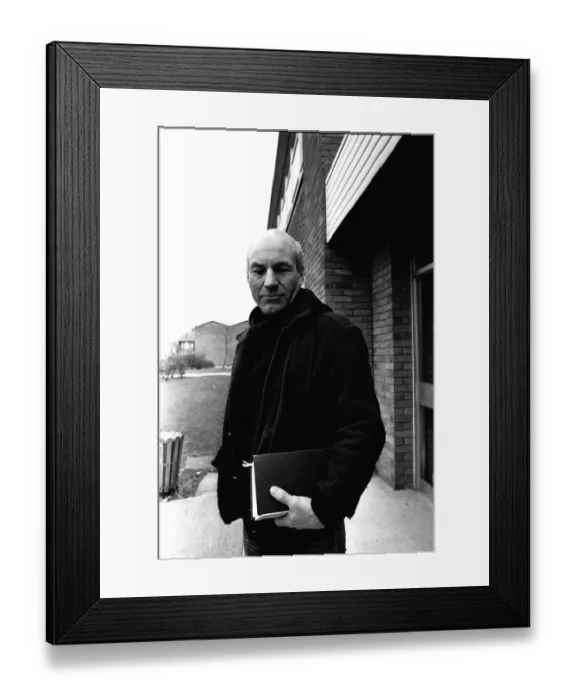 Framed Print : Actor Patrick Stewart who is in the North East appearing in the Royal Shakespeare Framed Print : Actor Patrick Stewart who is in the North East appearing in the Royal Shakespeare
