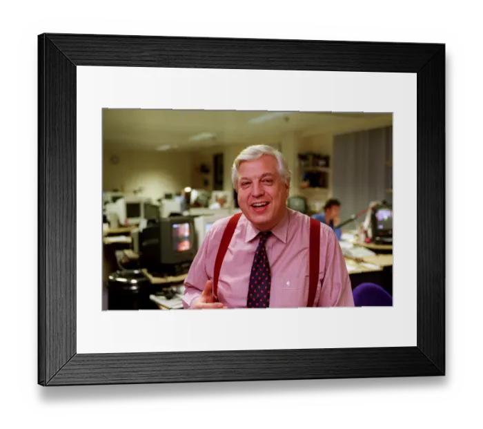 Framed Print : John Simpson News Reporter November 98 Sitting at his desk working Framed Print : John Simpson News Reporter November 98 Sitting at his desk working