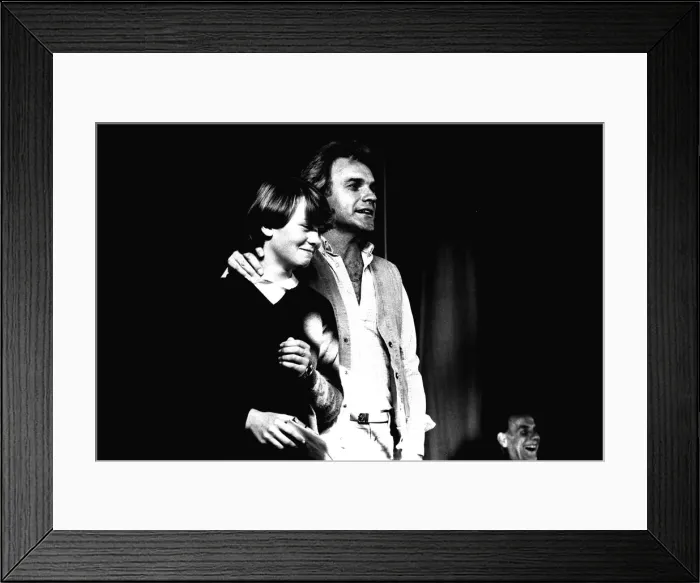 Framed Print : Comedian Freddie Starr at a pupil presenation night at Gateshead