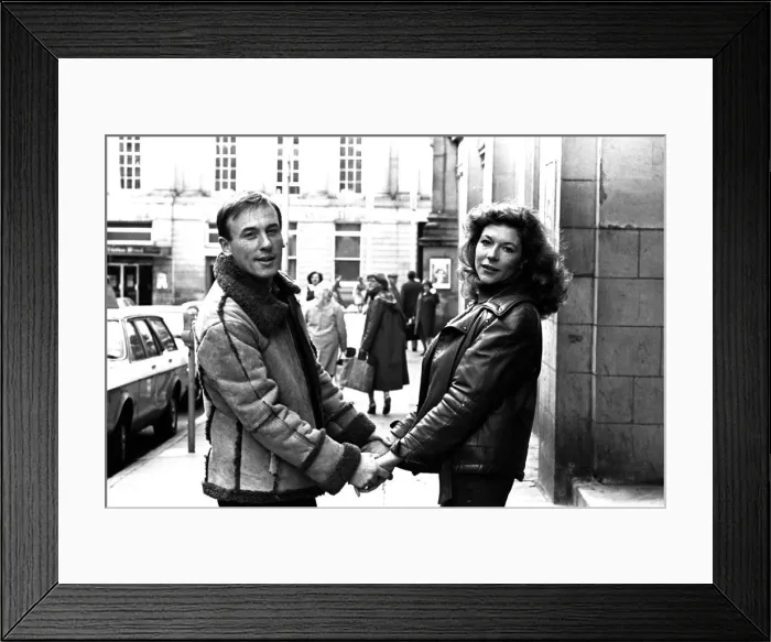 Framed Print : Christopher Timothy and Carol Drinkwater at the Theatre Royal Framed Print : Christopher Timothy and Carol Drinkwater at the Theatre Royal