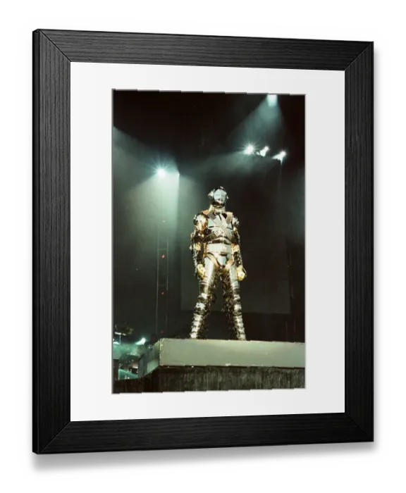 Framed Print : Michael Jackson seen here on stage at Sheffield 10th July 1997