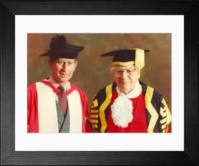 Framed Print : Prince Charles, The Prince of Wales during his visit to the North East 2 July 1998 - Framed Print : Prince Charles, The Prince of Wales during his visit to the North East 2 July 1998 -