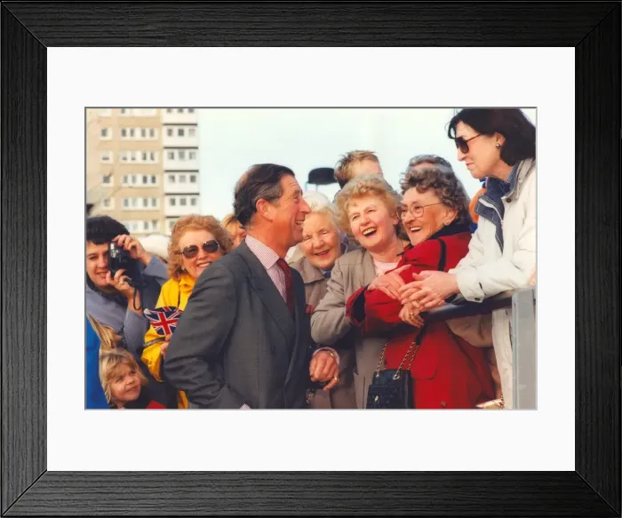 Framed Print : Prince Charles, The Prince of Wales during his visit to the North East 23 October 1998 Framed Print : Prince Charles, The Prince of Wales during his visit to the North East 23 October 1998