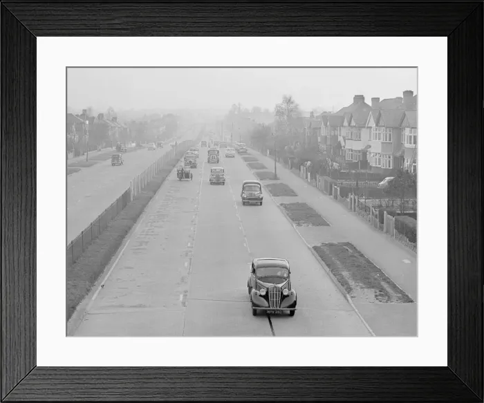 Framed Print : Traffic on the Kingston By-pass 13th April 1958 Local Caption watscan Framed Print : Traffic on the Kingston By-pass 13th April 1958 Local Caption watscan