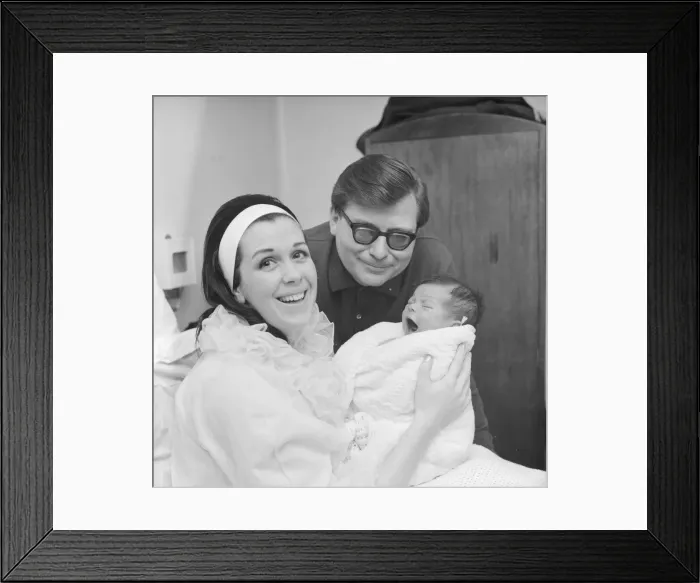 Framed Print : Conductor Sir Edward Thomas Downes and his wife Joan seen here at the Royal Northern Framed Print : Conductor Sir Edward Thomas Downes and his wife Joan seen here at the Royal Northern
