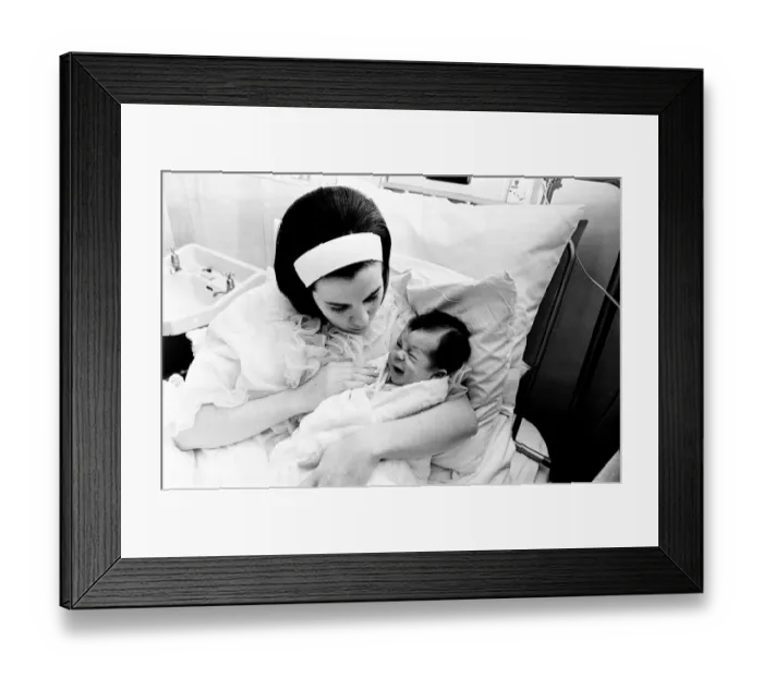 Framed Print : Joan Downes wife of the Conductor Sir Edward Thomas Downesseen here at the Royal Northern