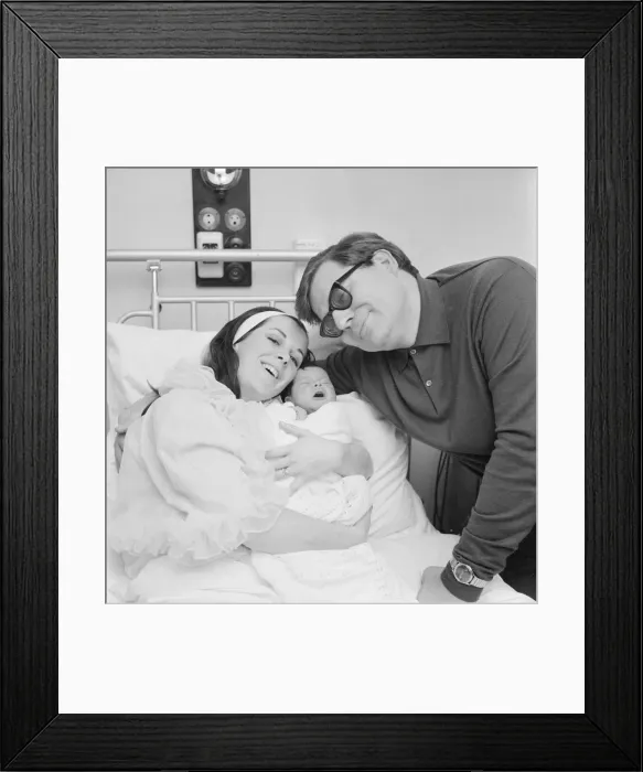Framed Print : Conductor Sir Edward Thomas Downes and his wife Joan seen here at the Royal Northern