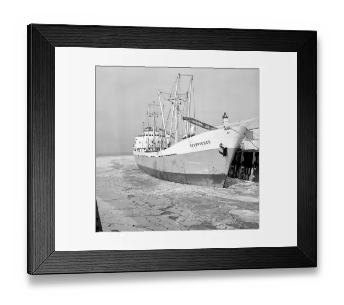 Framed Print : Pictures of the sea at Whitstable, Kent, frozen solid in places. 14th January 1963 Framed Print : Pictures of the sea at Whitstable, Kent, frozen solid in places. 14th January 1963