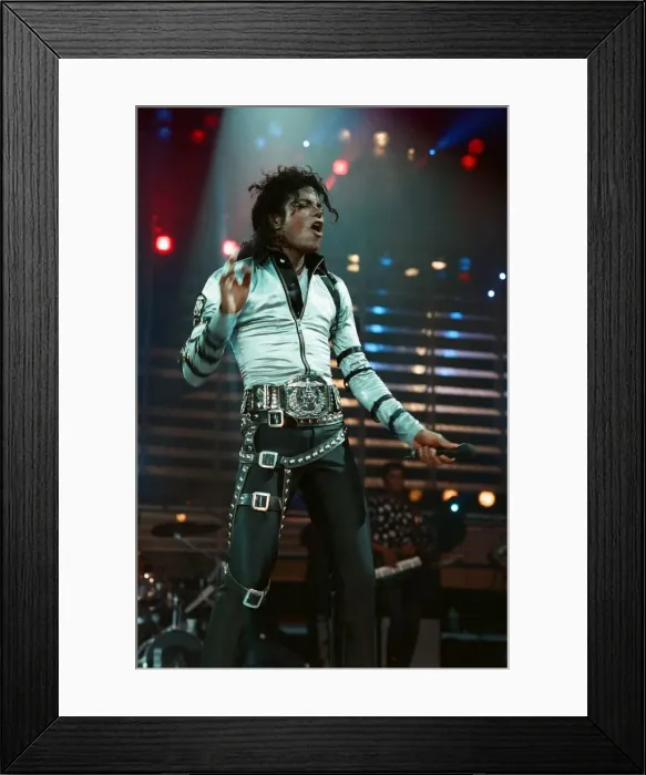 Framed Print : Michael Jackson in concert at Wembley. 15th July 1988