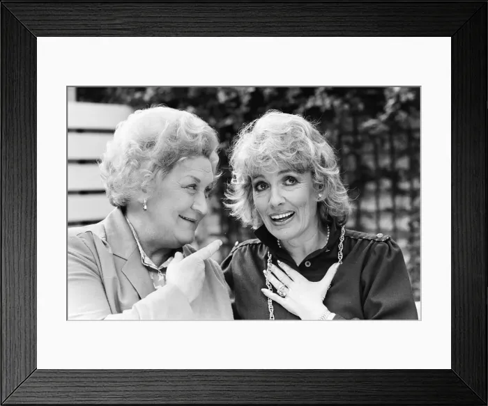 Framed Print : Molly Sugden and Esther Rantzen join the new series of Thats Life Framed Print : Molly Sugden and Esther Rantzen join the new series of Thats Life