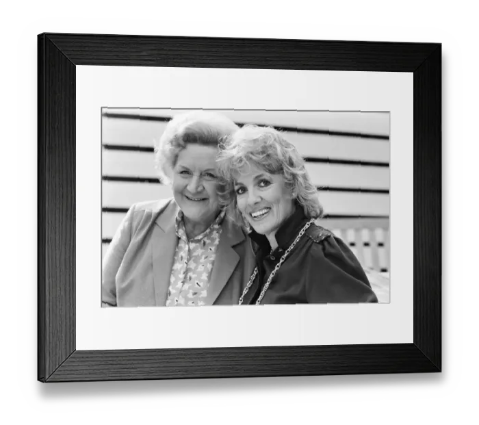 Framed Print : Molly Sugden and Esther Rantzen join the new series of Thats Life