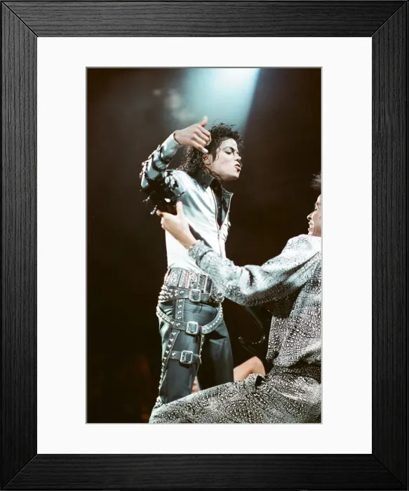 Framed Print : Michael Jackson in concert at Wembley. 22nd July 1988 Framed Print : Michael Jackson in concert at Wembley. 22nd July 1988