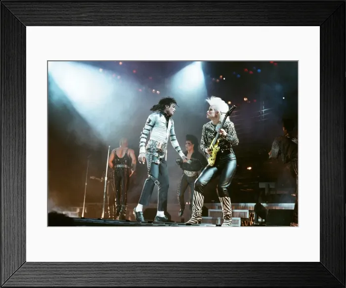 Framed Print : Michael Jackson in concert at Wembley. 22nd July 1988 Framed Print : Michael Jackson in concert at Wembley. 22nd July 1988