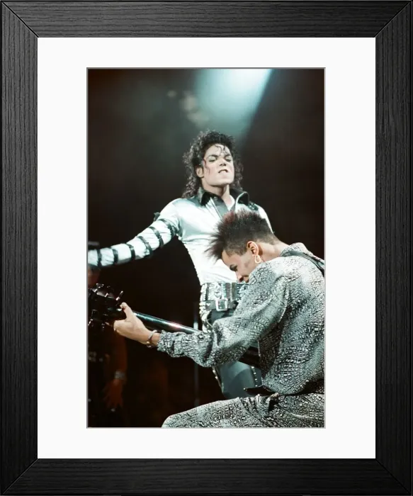 Framed Print : Michael Jackson in concert at Wembley. 22nd July 1988 Framed Print : Michael Jackson in concert at Wembley. 22nd July 1988