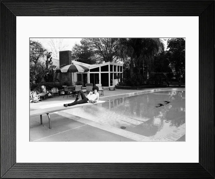 Framed Print : Michael Jackson of The Jackson Five at home in Los Angeles Framed Print : Michael Jackson of The Jackson Five at home in Los Angeles