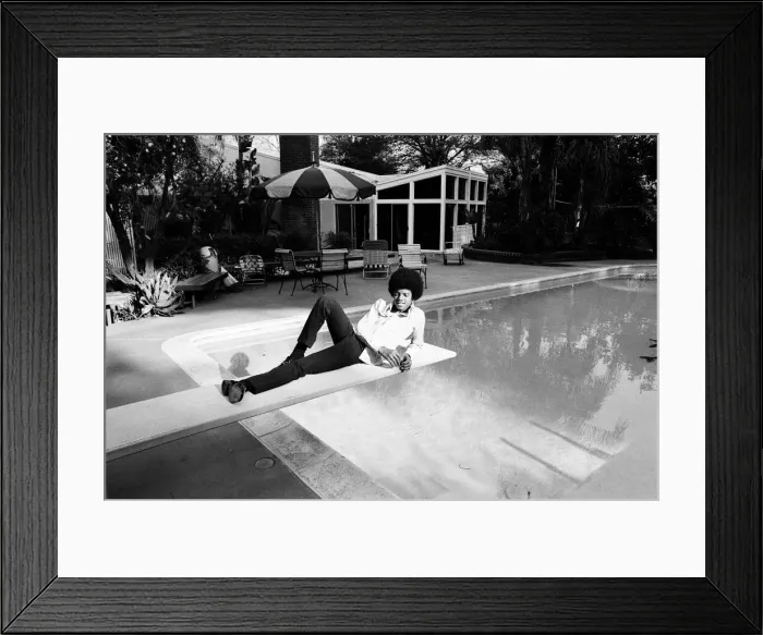 Framed Print : The Jackson Five at home in Los Angeles. 23rd February 1973 Framed Print : The Jackson Five at home in Los Angeles. 23rd February 1973