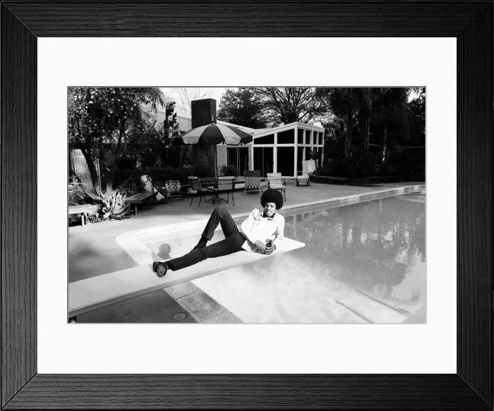 Framed Print : The Jackson Five at home in Los Angeles. 23rd February 1973 Framed Print : The Jackson Five at home in Los Angeles. 23rd February 1973