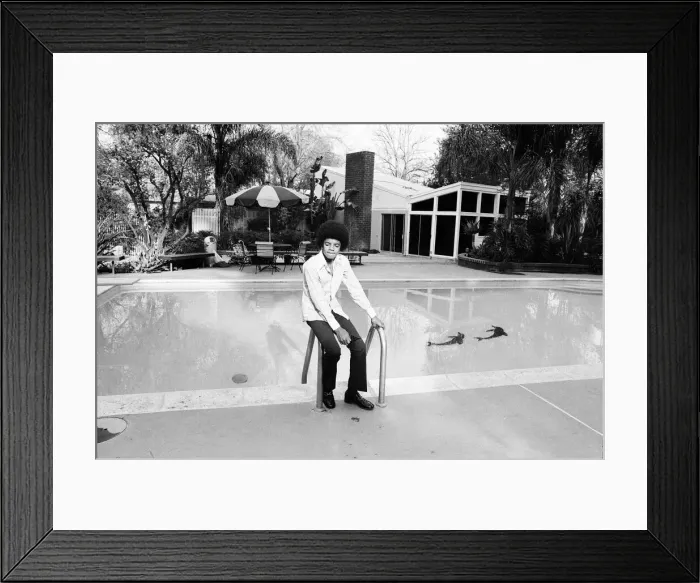 Framed Print : The Jackson Five at home in Los Angeles. 23rd February 1973 Framed Print : The Jackson Five at home in Los Angeles. 23rd February 1973