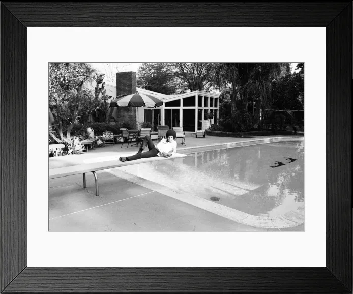 Framed Print : The Jackson Five at home in Los Angeles. 23rd February 1973 Framed Print : The Jackson Five at home in Los Angeles. 23rd February 1973