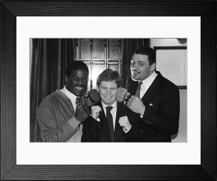 Framed Print : Errol Christie, Keith Wallace and Noel Quarless appearance. 23rd January 1984 Framed Print : Errol Christie, Keith Wallace and Noel Quarless appearance. 23rd January 1984