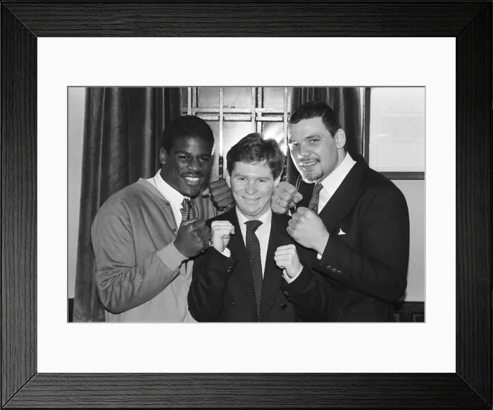 Framed Print : Errol Christie, Keith Wallace and Noel Quarless appearance. 23rd January 1984 Framed Print : Errol Christie, Keith Wallace and Noel Quarless appearance. 23rd January 1984