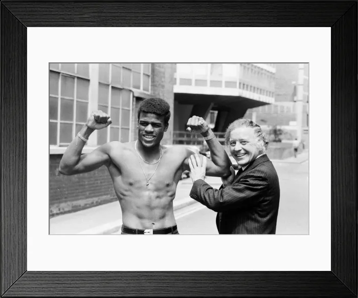 Framed Print : Boxer Errol Christie. 9th June 1983 Framed Print : Boxer Errol Christie. 9th June 1983