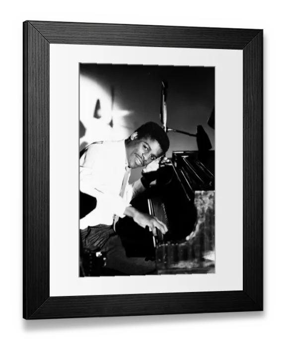 Framed Print : Boxer Errol Christie launching a London Cabaret. 4th Feb 1982