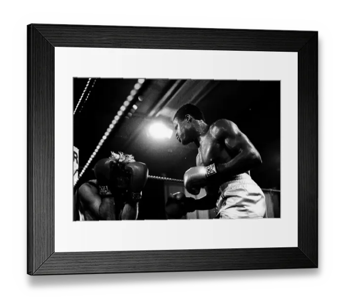 Framed Print : Errol Christie v. Joel Bonnetaz. 1st Feb 1984