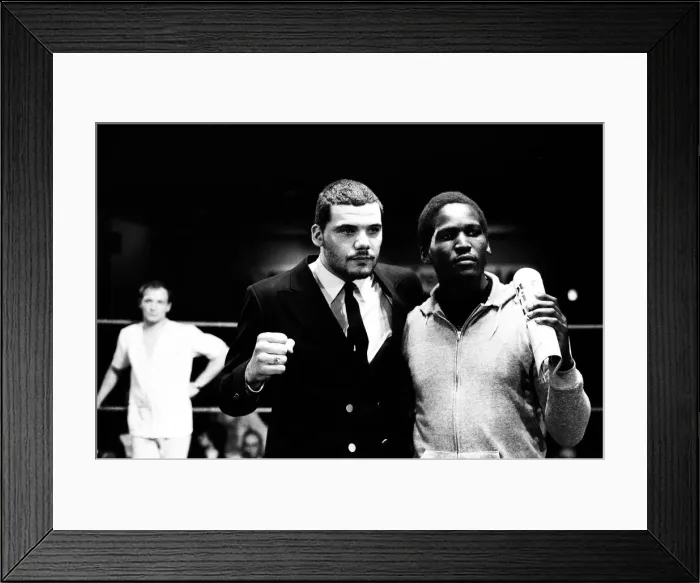 Framed Print : Errol Christie v. Joel Bonnetaz. 1st Feb 1984. Errol Christie